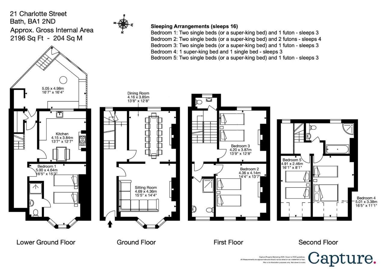 5 Bedroom Magnificent Georgian Townhouse- City Centre Bath Exterior foto